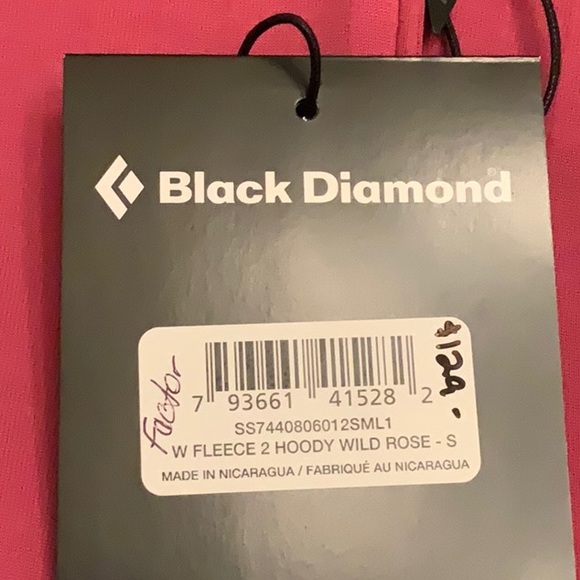 Black Diamond W Factor Fleece Hoody - Wild Rose - S/P - Picture 16 of 16